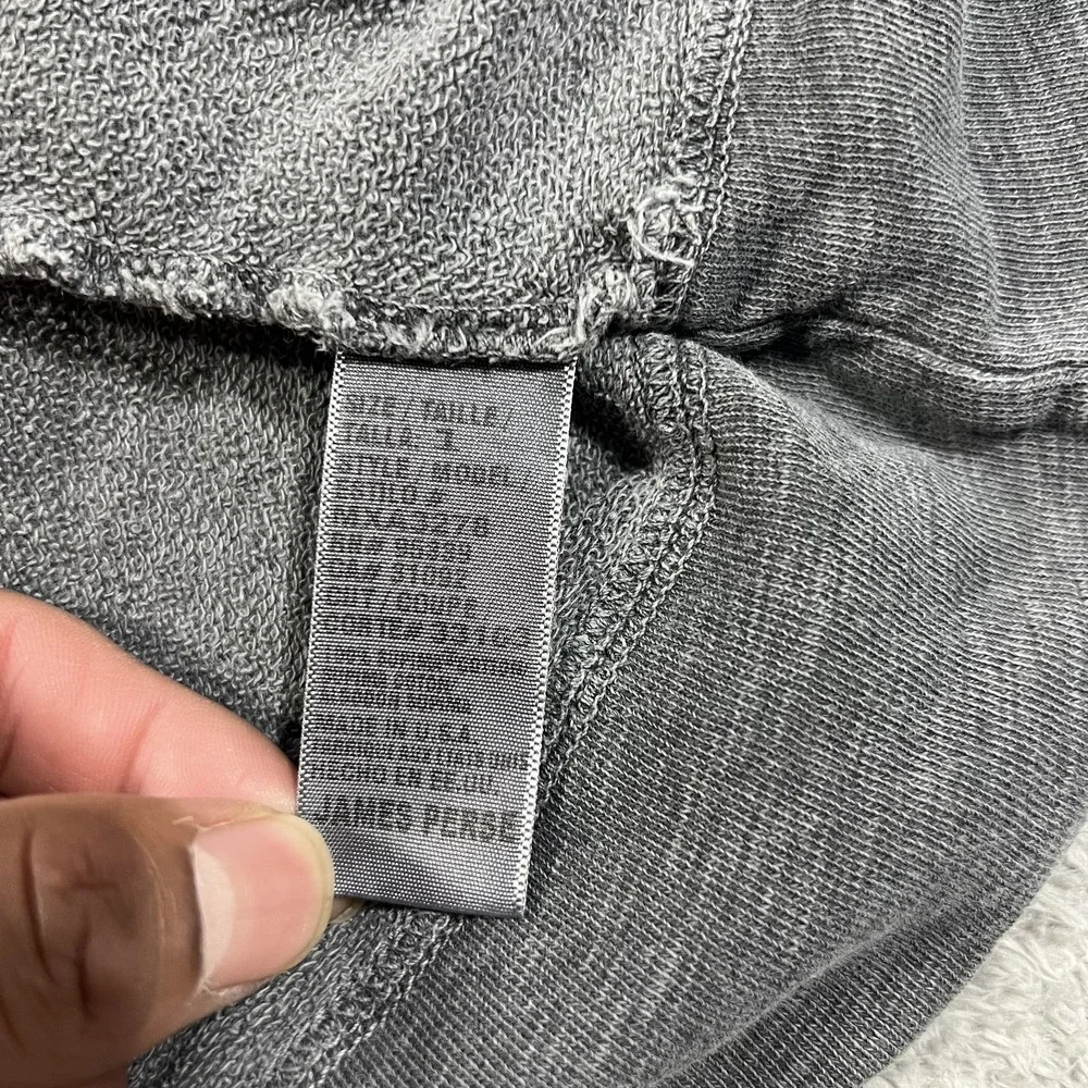 James Perse Vintage French Terry Sweatshirt Mens 1 (Small) Gray Pullover